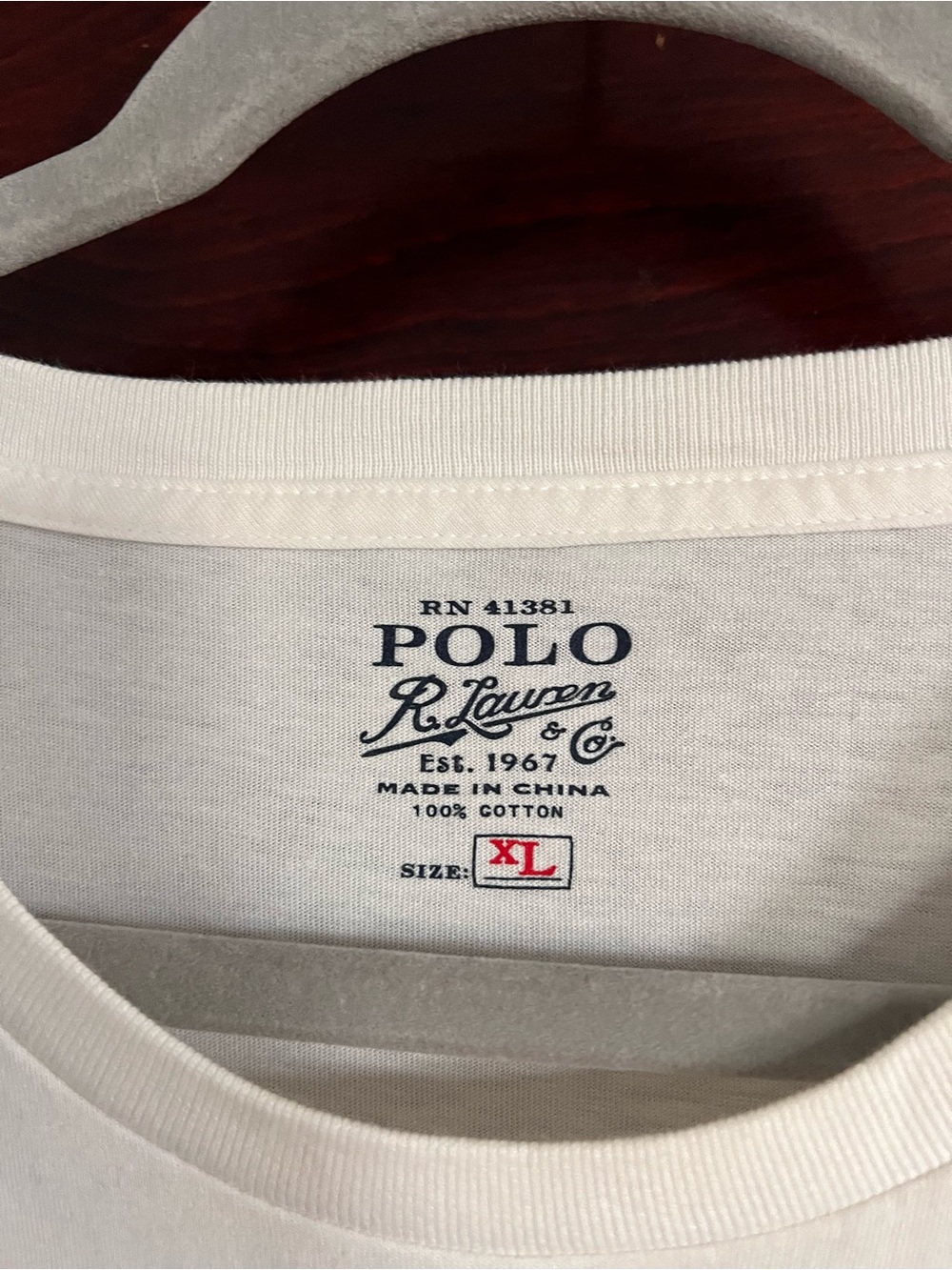 Polo Ralph Lauren Men’s Long Sleeve Pocket Logo Long Sleeve Tee in White size XL - Picture 5 of 11